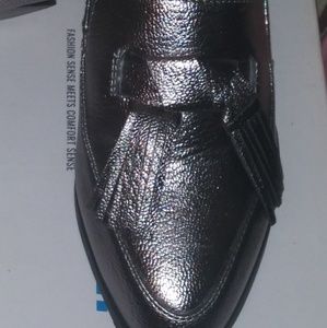 MARC FISHERPhylicia Mantailored Flat - Pewter Pa